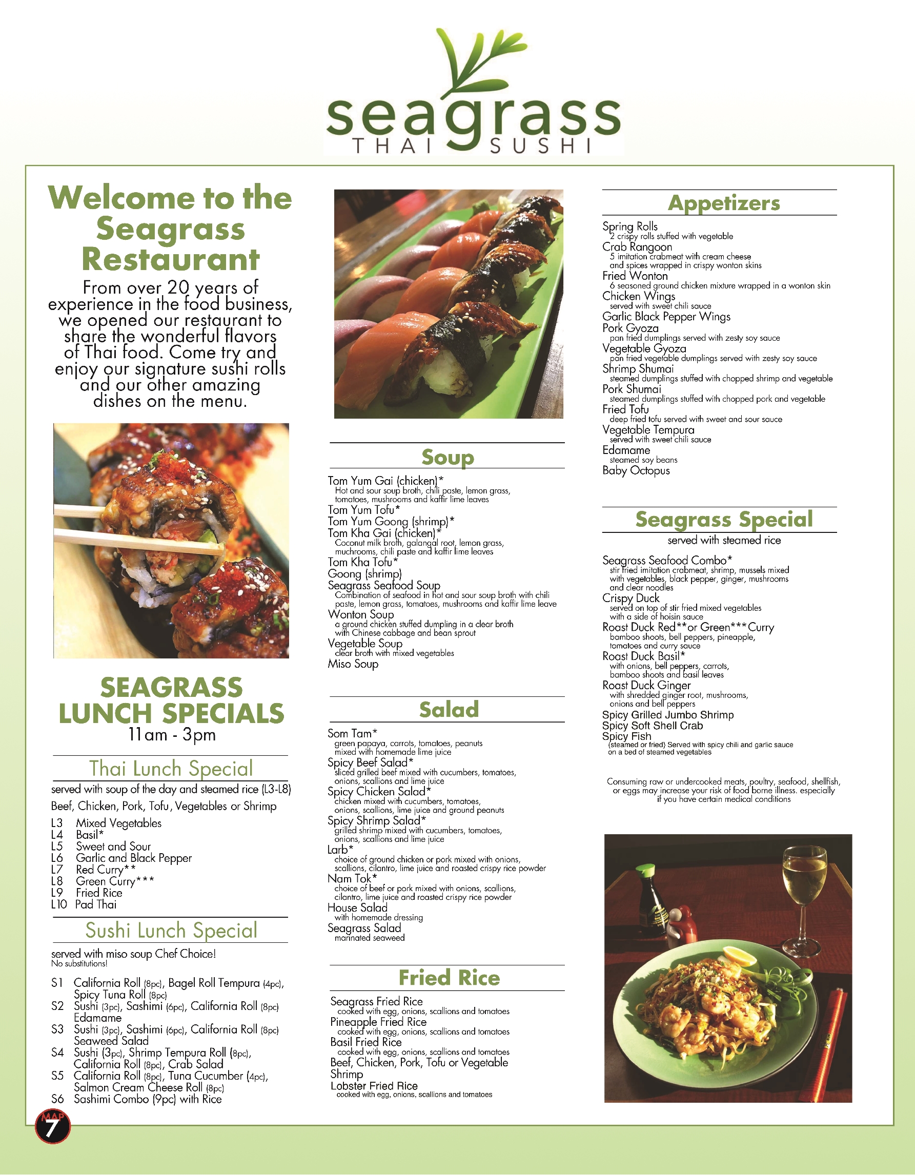 Tongs Garden Key West Menu Fasci Garden