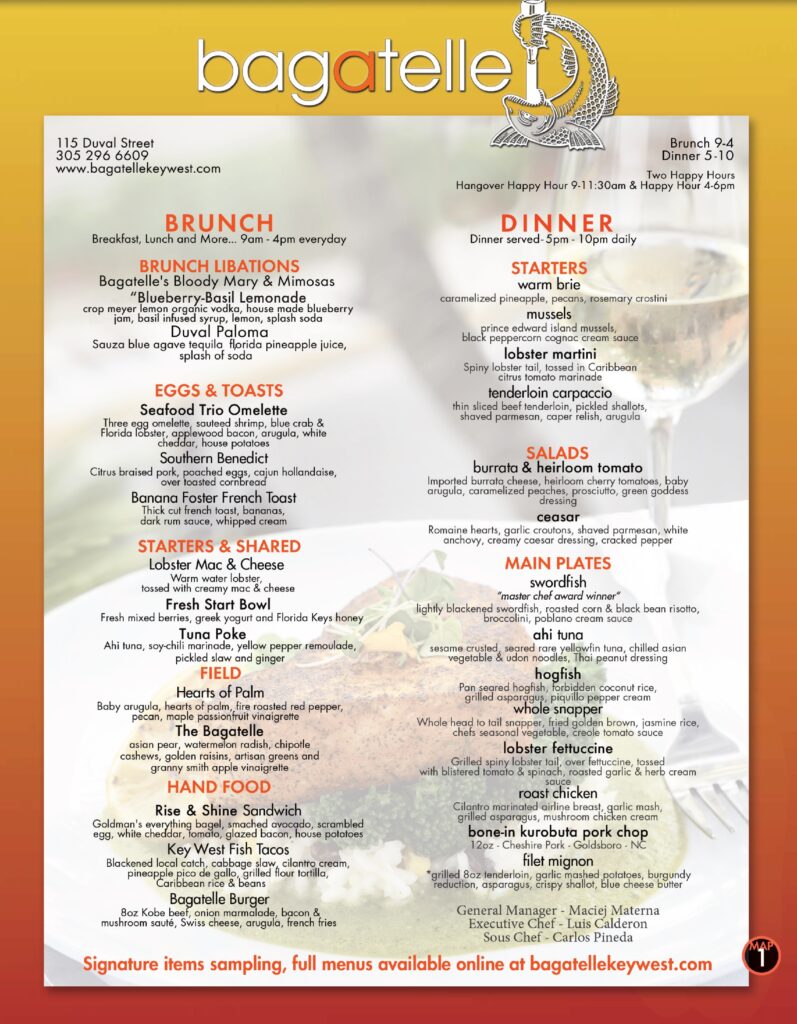 Best Key West Restaurant Menus – Key West, Florida – Best Menu & Dining ...